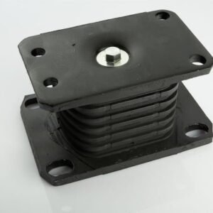 Rubber layer spring