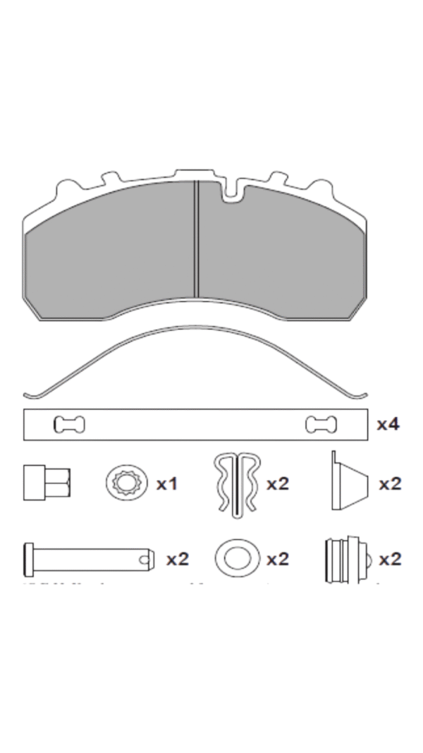 Brake Pads WVA 29087 - Image 2